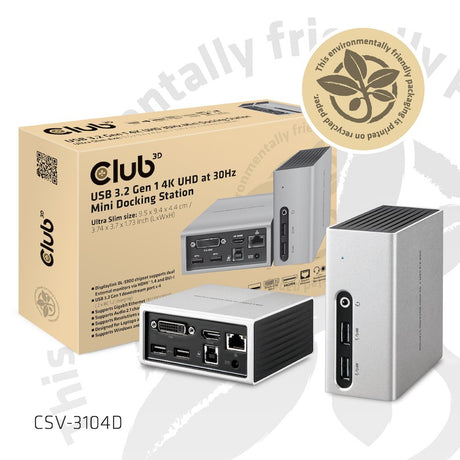 EAN 8717249401261 - CLUB3D CSV-3104D base para portátil y replicador de puertos Alámbrico USB 3.2 Gen 1 (3.1 Gen 1) Type-A Ne imagen 10