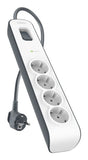 EAN 0745883899432 - Belkin BSV400vf2M-V2 Gris, Blanco 4 salidas AC 250 V 2 m imagen 1