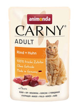 Comida Húmeda Para Gatos Animonda Carny Adult Beef And Chicken  85g