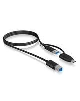 EAN 4250078171423 - ICY BOX IB-CB032 cable USB USB 3.2 Gen 1 (3.1 Gen 1) 1 m USB B USB A Negro imagen 8