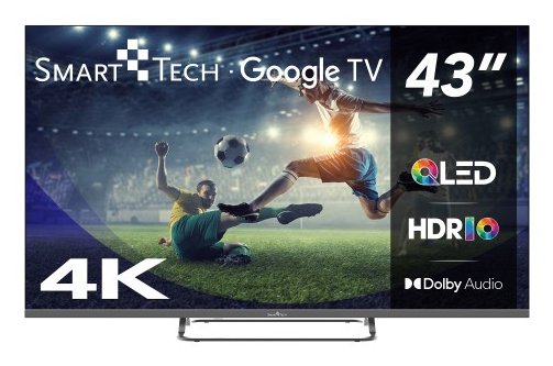 EAN 5999862467715 - Smart-Tech 43QG02V Televisor 109,2 cm (43") 4K Ultra HD Smart TV Wifi Gris 280 cd / m² imagen 1