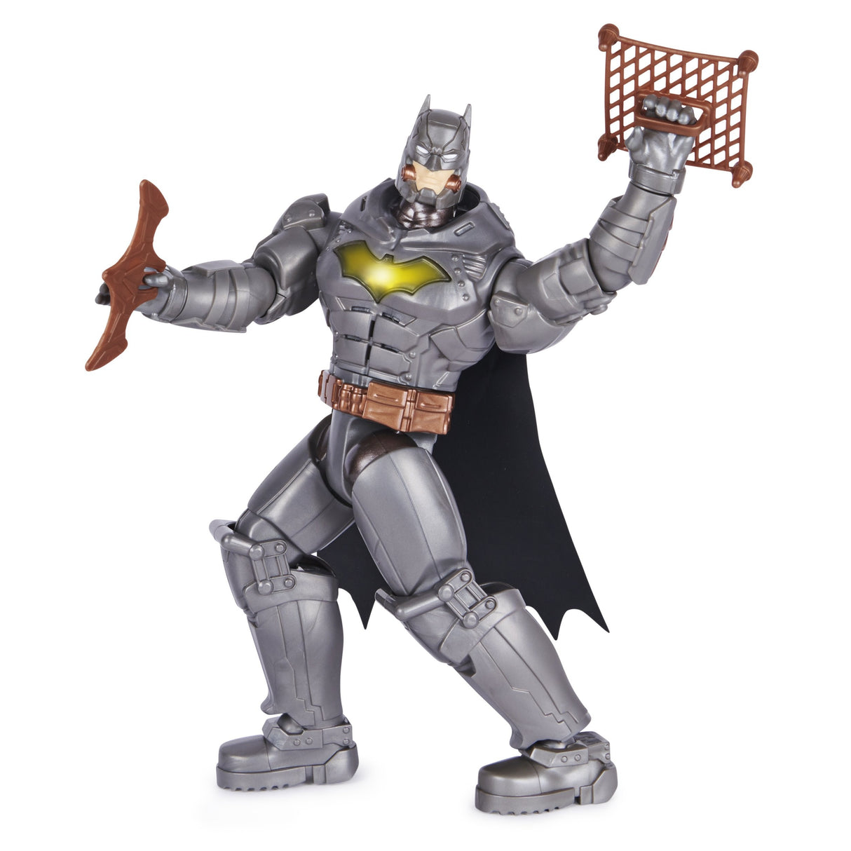 Figura De Minijuego Spin Master Batman 30cm Deluxe-Actionfigur Mit Schlag- Und Wurffunktion, Spielfigur 6064833