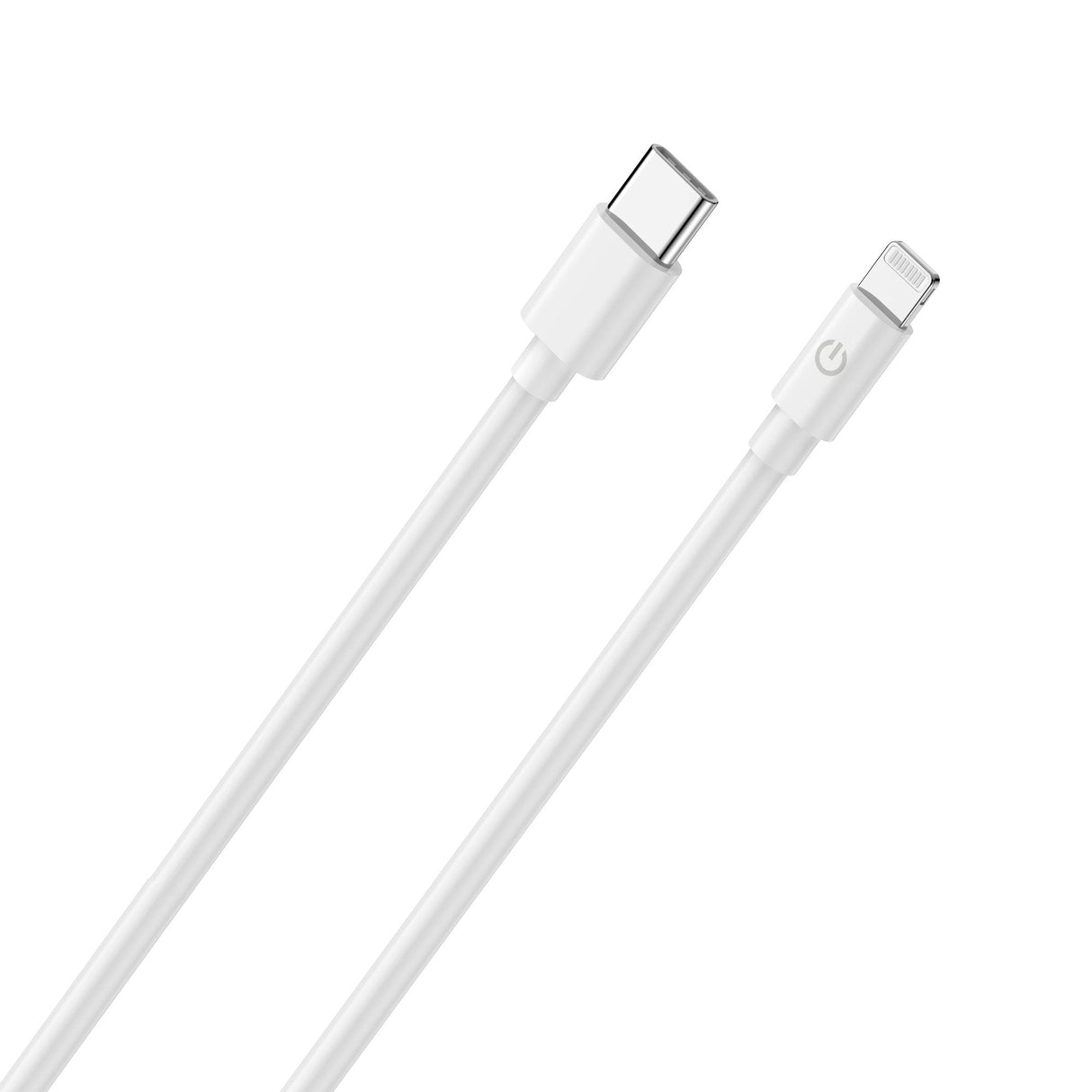 Cable De Carga/Datos Realpower Tipo-C A Lightning 2m Blanco Mfi