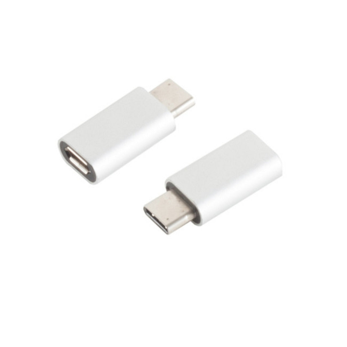 S-Conn 14-05017 Cambiador De Género Para Cable Usb 3.1 C Micro Usb 2.0 B Plata