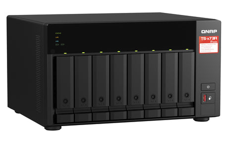 EAN 0885022020911 - QNAP TS-873A NAS Torre Ryzen Embedded V1500B 8 GB DDR4 0 TB QNAP Turbo System Antracita imagen 3