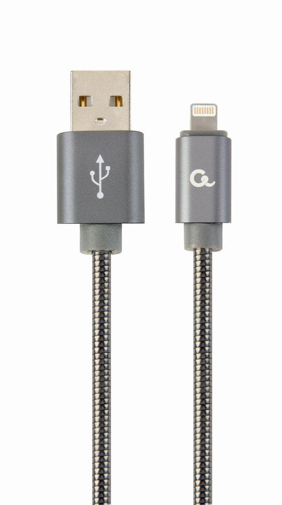 EAN 8716309106245 - Cablexpert CC-USB2S-AMLM-1M-BG cable de conector Lightning 8 m Gris imagen 1