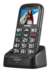 EAN 8015908820300 - Brondi Amico Unico+ 5,08 cm (2") Negro Teléfono básico imagen 1