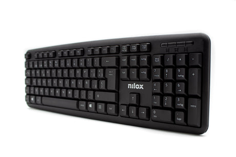 EAN 8436556146145 - Nilox NXKBE000002 teclado Universal QWERTY Español Negro imagen 4