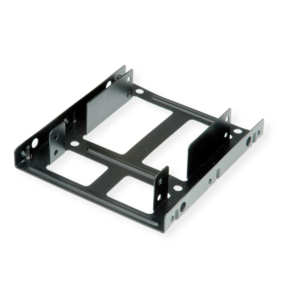 Roline Montageadapter, 3,5 Zoll Rahmen Fr 2x 2.5 Hdd Ssd, Metall, Schwarz