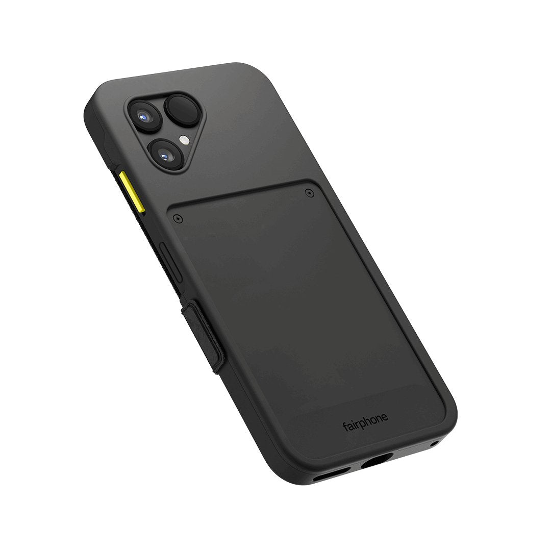 Funda Con Tapa Fairphone, Funda Protectora Negra, Para Fairphone (Gen. 6) F6flip-1zw-Ww1