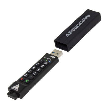 EAN 0708326914635 - Apricorn ASK3 unidad flash USB 8 GB USB tipo A 3.2 Gen 1 (3.1 Gen 1) Negro imagen 1