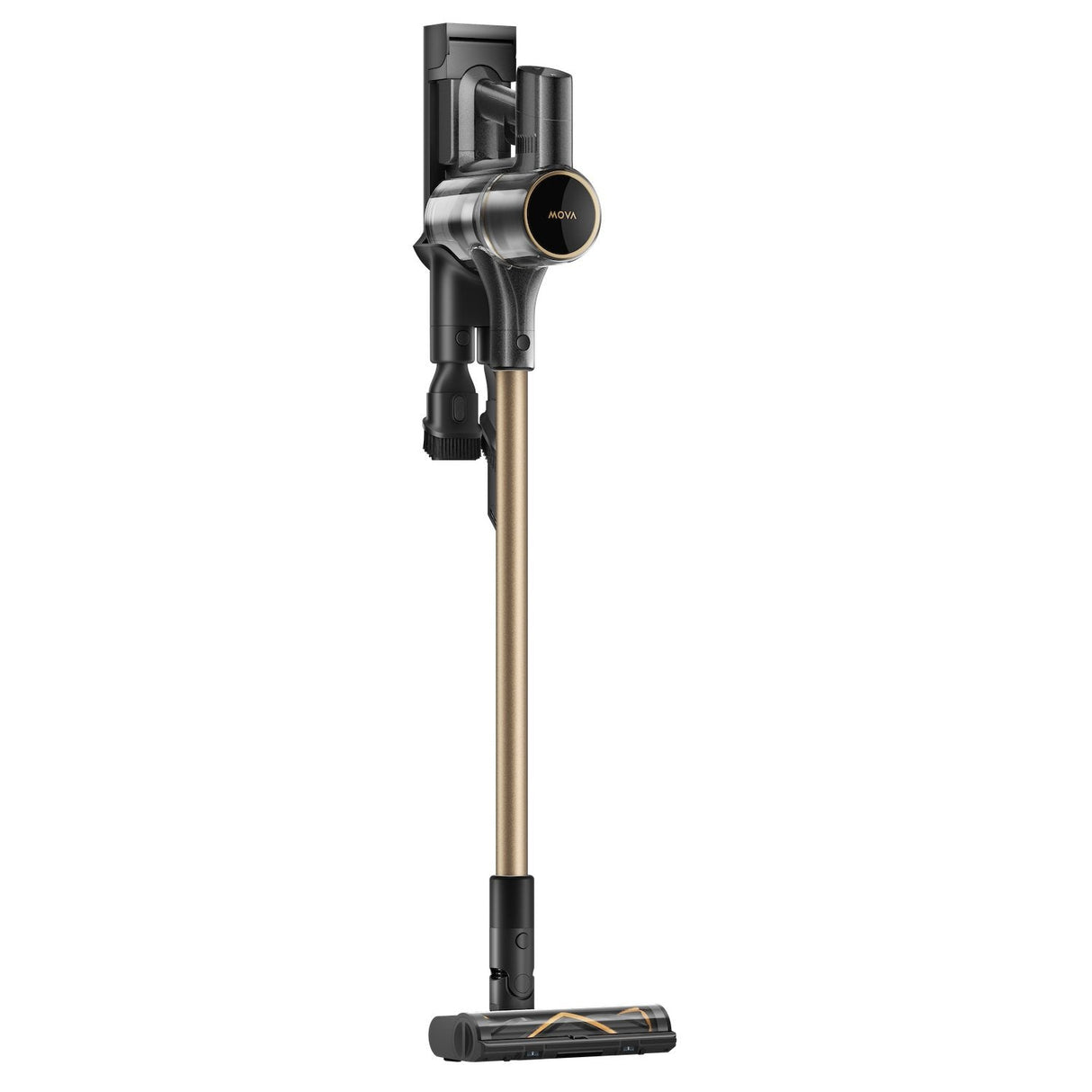EAN 6977328062222 - MOVA Tech S5 Aspiradora escoba 2 en 1 Batería Secar Sin bolsa 0,6 L 570 W Negro, Oro 2,9 Ah imagen 2