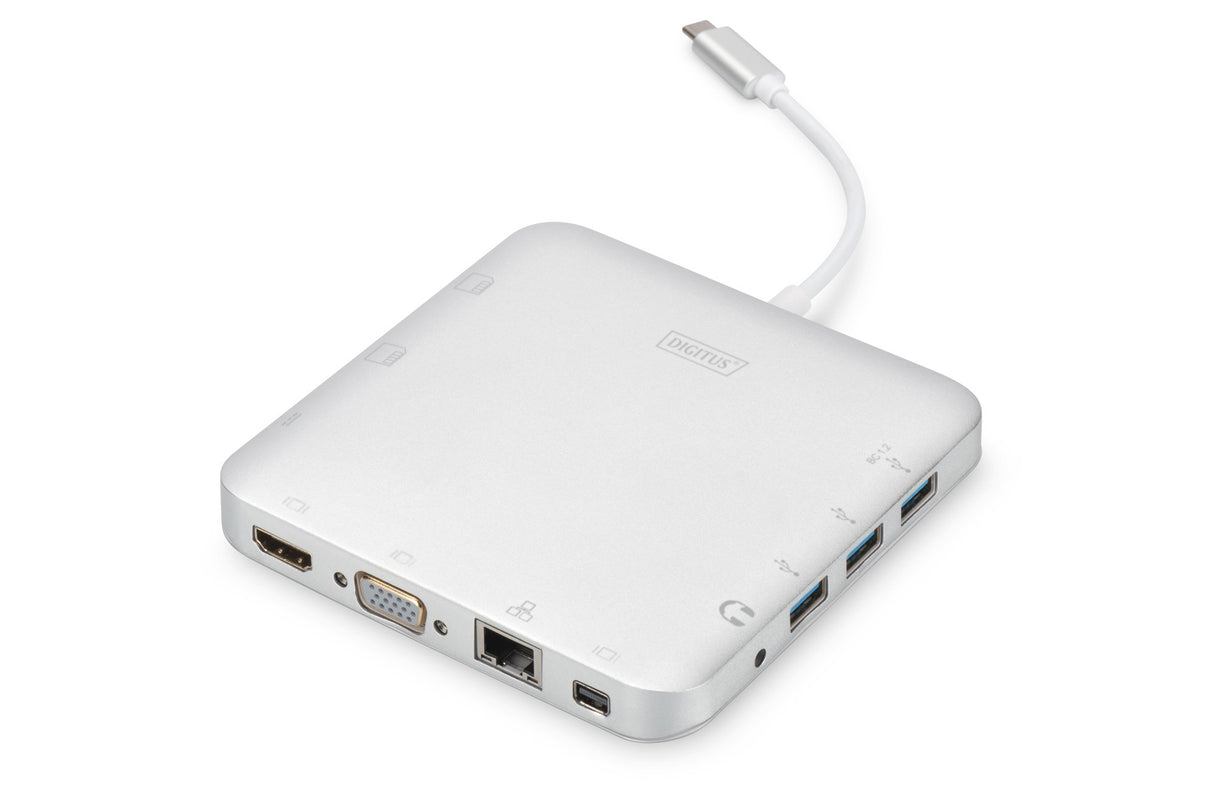 EAN 4016032435396 - Digitus DA-70863 base para portátil y replicador de puertos Alámbrico USB 3.2 Gen 2 (3.1 Gen 2) Type-C Pl imagen 1