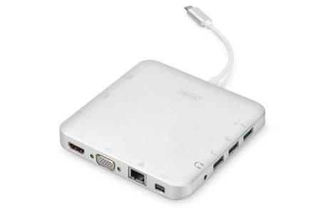 EAN 4016032435396 - Digitus DA-70863 base para portátil y replicador de puertos Alámbrico USB 3.2 Gen 2 (3.1 Gen 2) Type-C Pl imagen 1