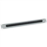 Value 19-Zoll-Cabledurchfhrung 1 He Mit Brstendichtung, Grau