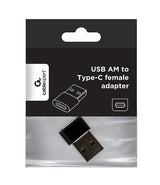 EAN 8716309121088 - Gembird A-USB2-AMCF-02 cambiador de género para cable USB A USB C Negro imagen 3