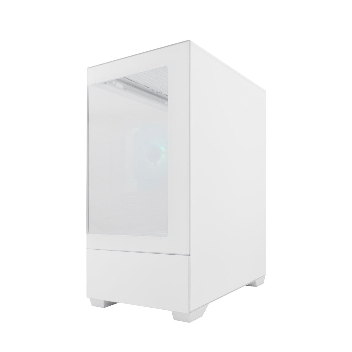 Caja Ordenador Gaming Coolbox Gm200 Vision Lite Matx Argb Cristal Templado Blanco