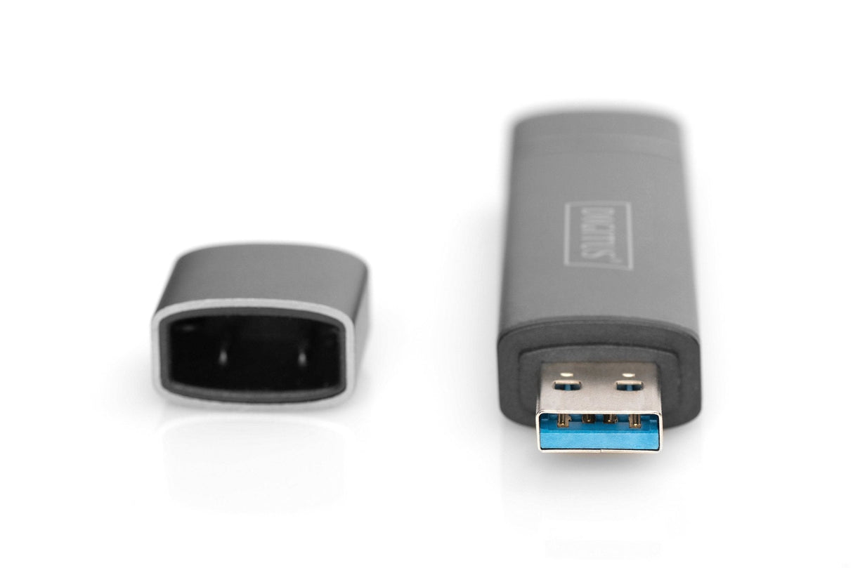 Combo Card Reader Hub Usb-C+   Accs Usb 3.0 1x Sd 1x Microsd Grey