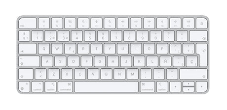 EAN 0194252543443 - Apple Magic teclado Universal USB + Bluetooth Español Aluminio, Blanco imagen 6
