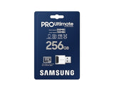 Samsung 256gb Pro Ultimate Microsd Card + Card Reader