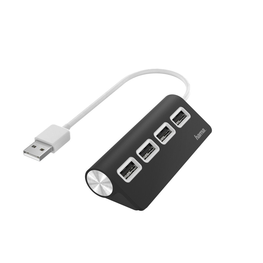 Hama  Usb Hub Con 4 Puertos Usb 2.0 480 Mbit/S Negro