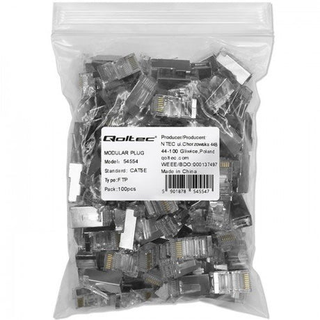 EAN 5901878545547 - Qoltec 54554 conector RJ45 Plata imagen 2