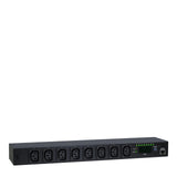 Inter-Tech Sw-1081 Unidad De Distribución De Energía (Pdu) 8 Salidas Ac 1u Negro, Regleta Negro, Conmutado, 1u, Horizontal, Acero Inoxidable, Negro, Lcd
