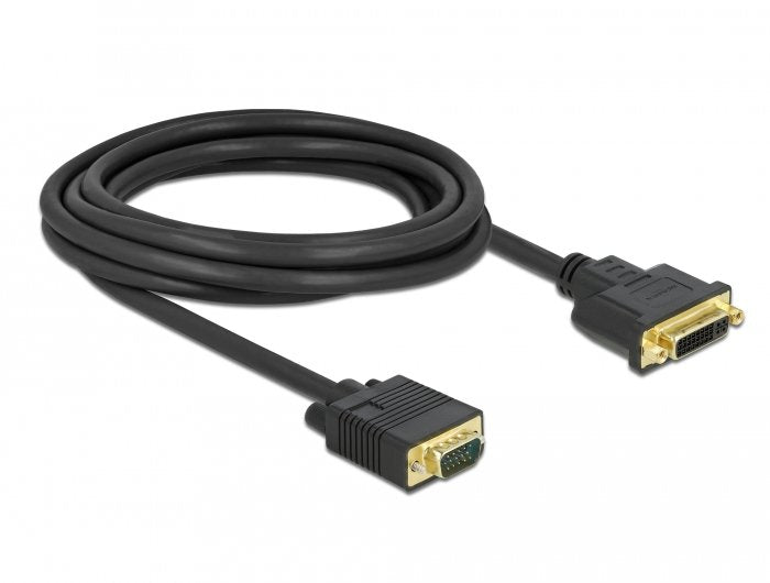 Delock Cable Dvi 24+5 Hembra A Vga Macho 3 M