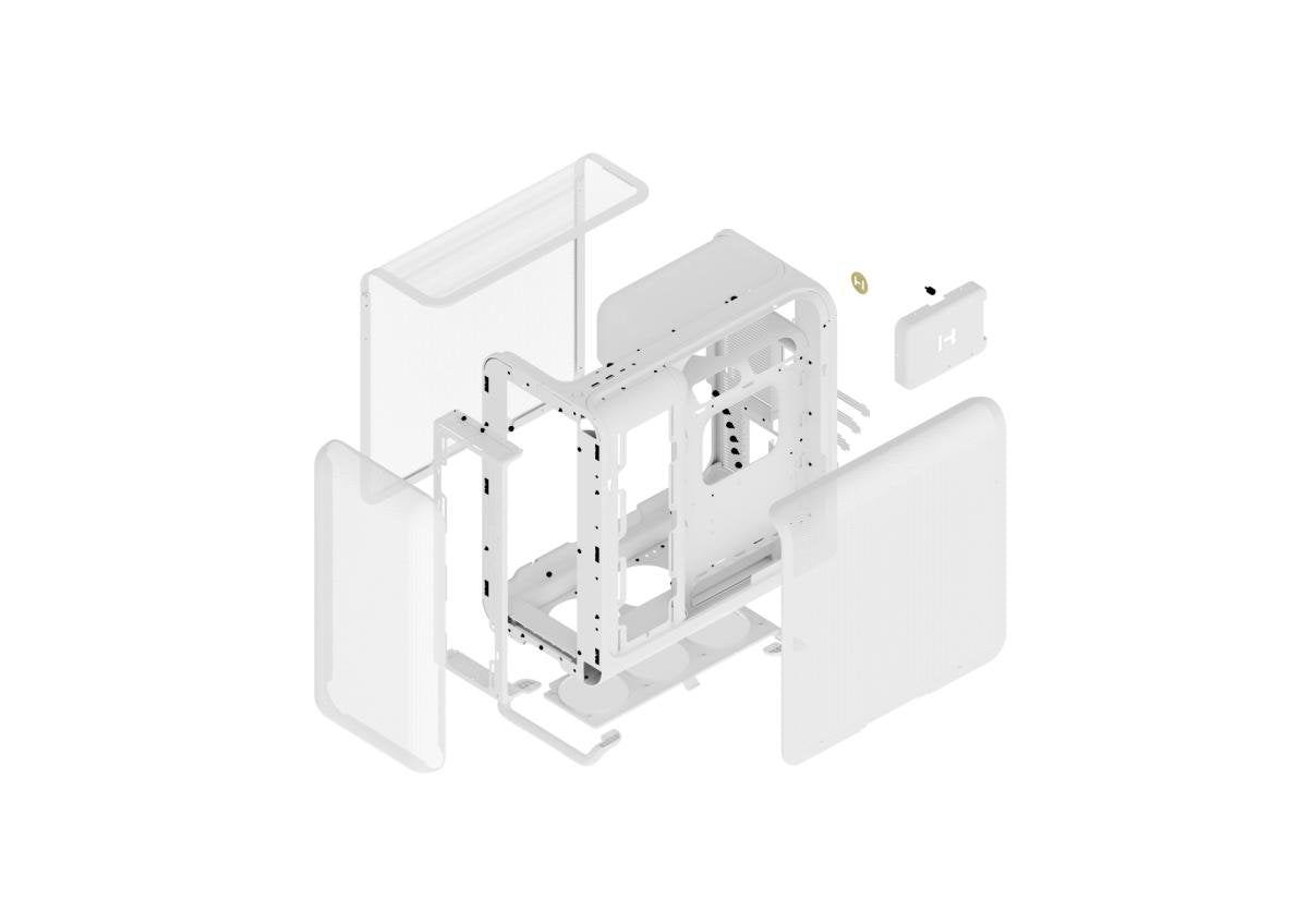 Hyte Cs-Hyte-X50a-Ww, Cajas De Torre Blanco