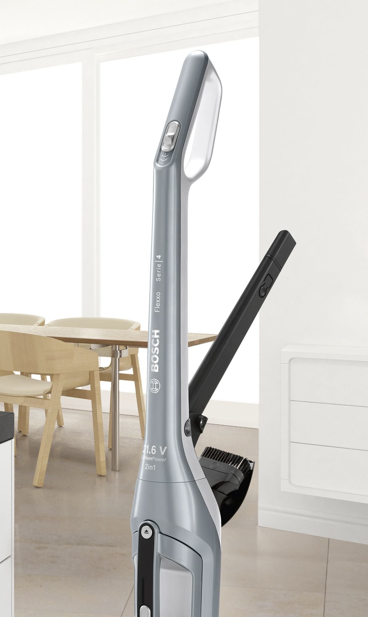 Aspirador Escoba Con Batería Bosch Bch3p210 21.6v Autonomía 50 Min