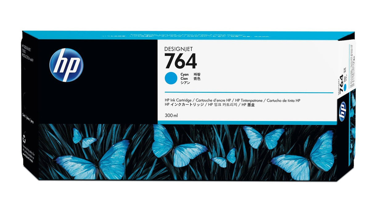 EAN 0887758703656 - HP 764 300-ml Cyan DesignJet Ink Cartridge cabeza de impresora Inyección de tinta térmica imagen 3