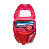 Herlitz Softlight Plus Stars&Strips Juego De Mochila Escolar Chica Poliéster Rosa, Rojo