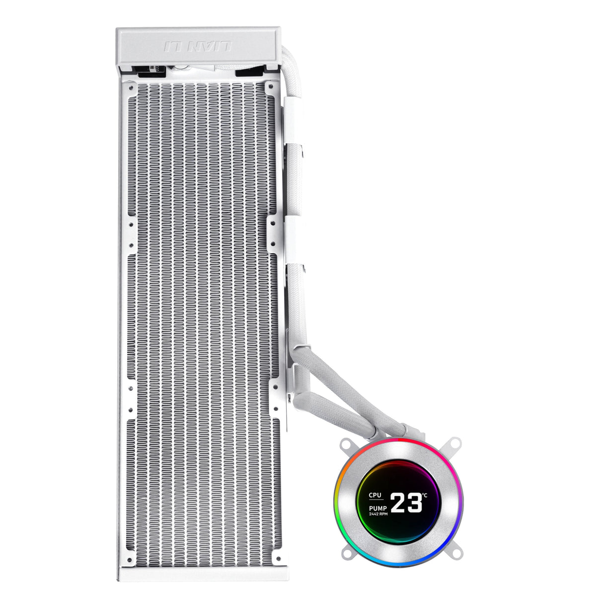 Lian Li Refrigeración Por Agua Ghs2lcd36w / Hydroshift Ii Lcd-C 360n Blanco