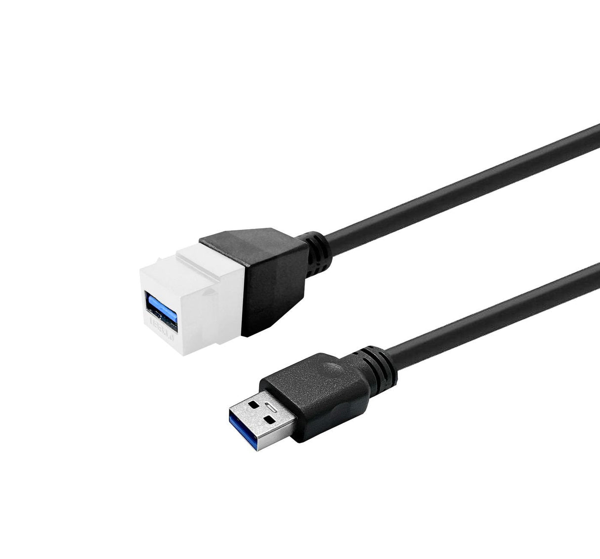 Keystone White Usb3,0  A-Female To Usb3,0 A-Male
