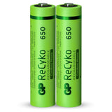 Gp Akku Aaa Micro Nimh 650 Mah 1,2v Recyko 2er Blister