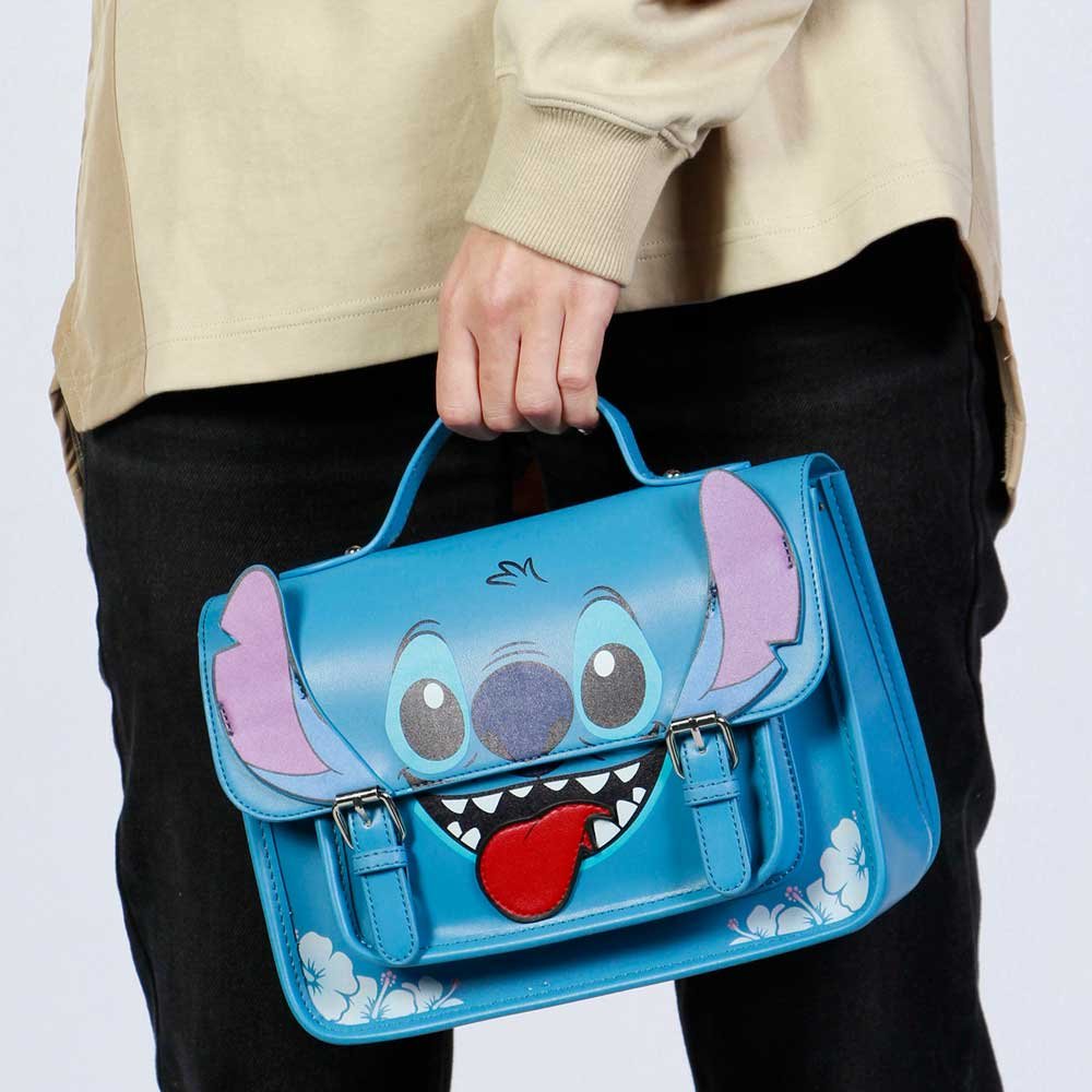 Bolso Mochila Tongue Stitch Disney 26cm