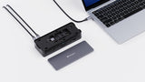 Verbatim Usb-C Pro Dockingstation Cds-15s Con Hdmi/4k/Usb-A/Usb-C/Ssd Slot/Sd