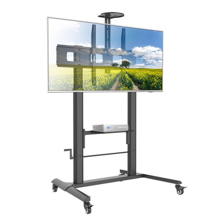 EAN 8059018364491 - Techly ICA-TR230 mueble y soporte para dispositivo multimedia Negro Panel plano Carro multimedia imagen 3