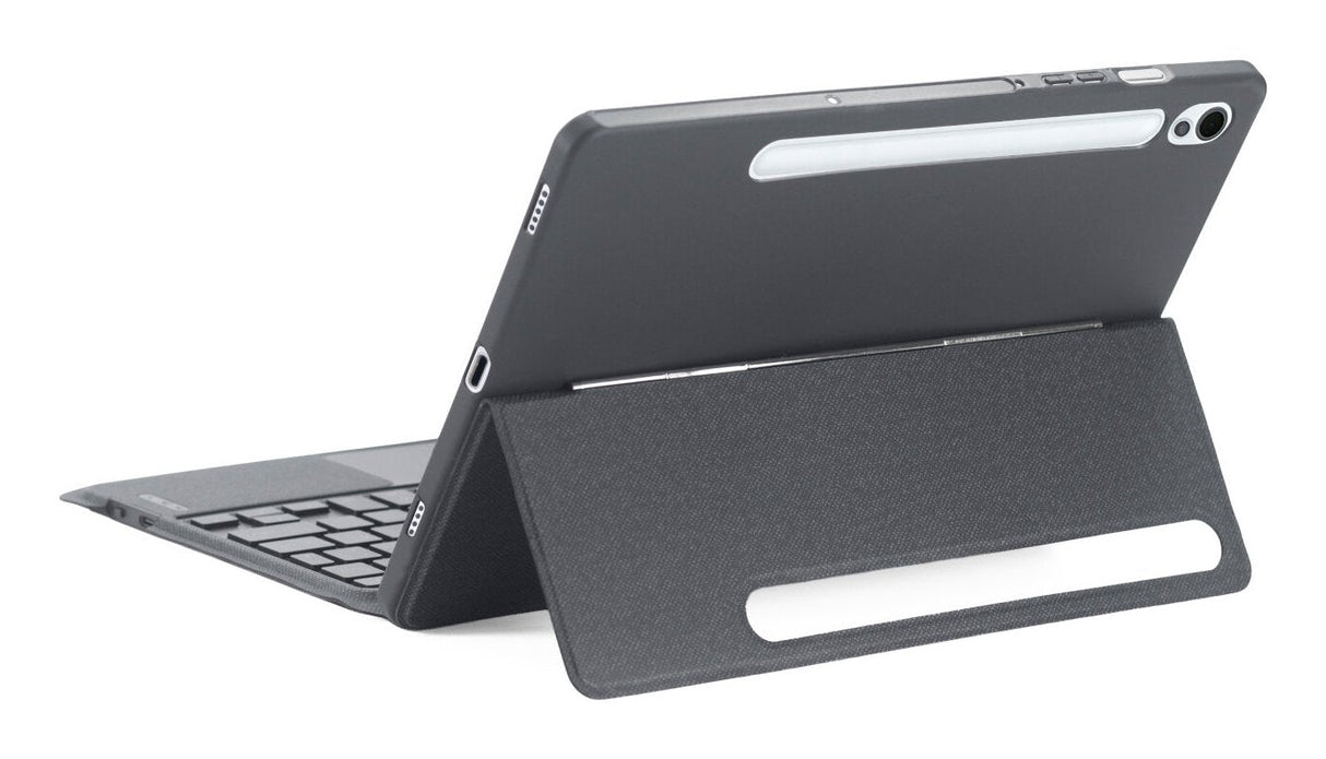 4smarts Tastatur Funda Solid Pro Qwertz Para Samsung Galaxy Tab S10 Lite, Grafit