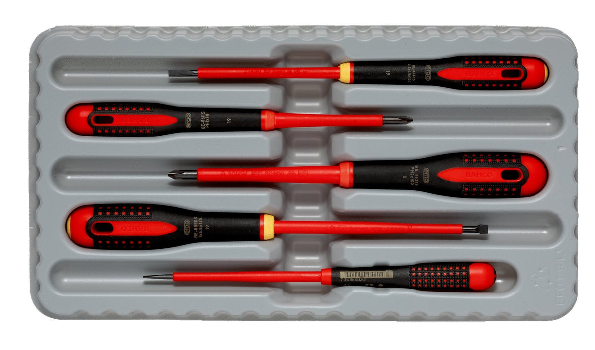Bahco Ergo Elektriker Destornillador-Set Ranura Phillips Phillips