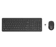 EAN 0197029648860 - HP 300 Wireless Mouse and Keyboard Combination teclado Ratón incluido Universal RF inalámbrico Negro imagen 1