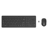 EAN 0197029648846 - HP 300 Wireless Mouse and Keyboard Combination teclado Ratón incluido Universal RF inalámbrico Negro imagen 1