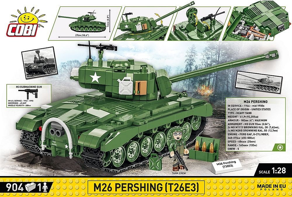 EAN 5902251025649 - COBI M26 Pershing T26E3 imagen 11