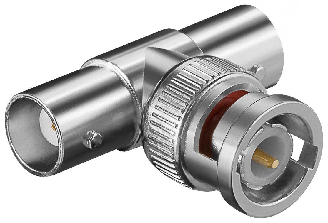 Adaptador 1xbnc M A 2xbnc H  (Venta Unitaria - Compra Minima 10 Unidades)
