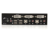 Kvm Startech 2 Puertos Dvi Dualhead Audio Usb 2.0