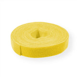 Cinta De Velcro A Rollo 10mm Amarillo 25m