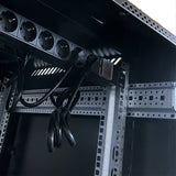 Armario Rack De Suelo 19 " Phasak Pro 42u Negro 800x800 Montado Pho 8842