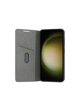 Dbramante1928 Bergen - Flip-Hlle Fr Mobiltelefon - Veganes Leder - Schwarz - Fr Samsung Galaxy S24