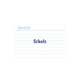 Herlitz Karteikarte A8 Vocablen Liniert Blanco Bl.Engel 100er