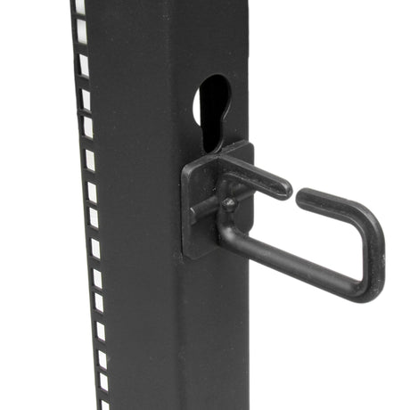 EAN 0065030887168 - StarTech.com 4POSTRACK8U armario rack Rack o bastidor independiente Negro imagen 3